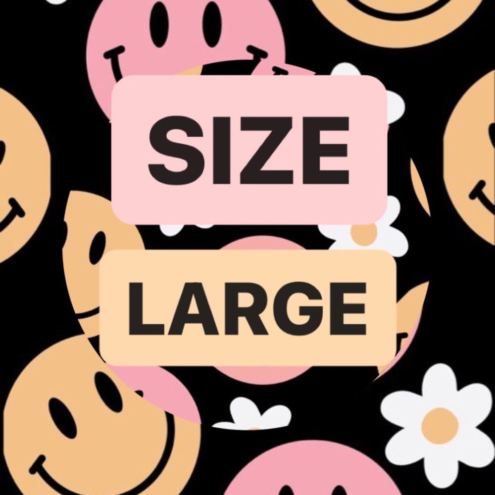 SIZE LARGE SECTION